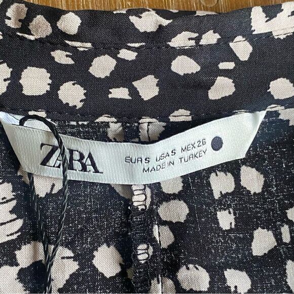 ZARA Cheetah Print Button Down Miranda Dress New - Picture 4 of 13